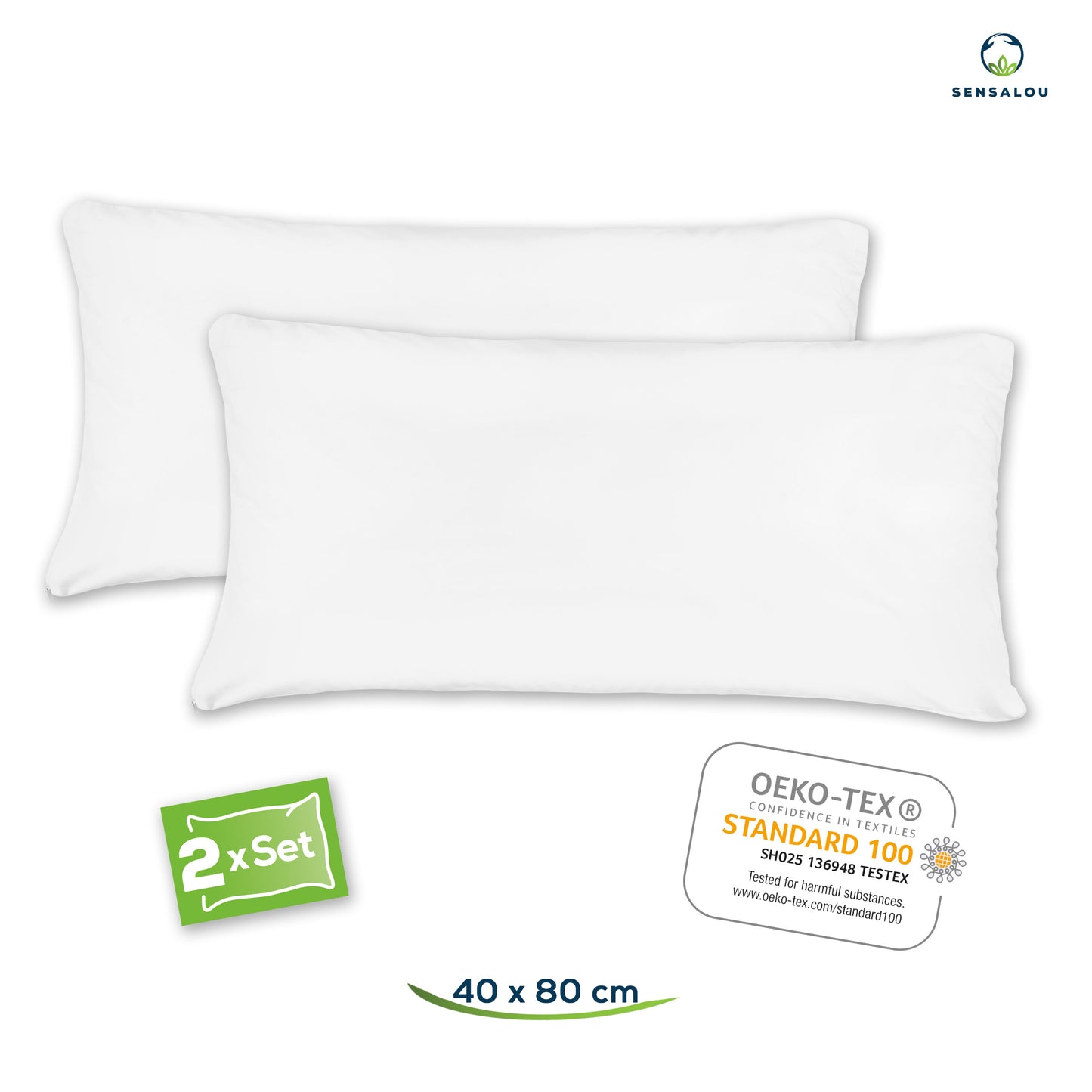 Sensalou cushion cover set of 2 waterproof