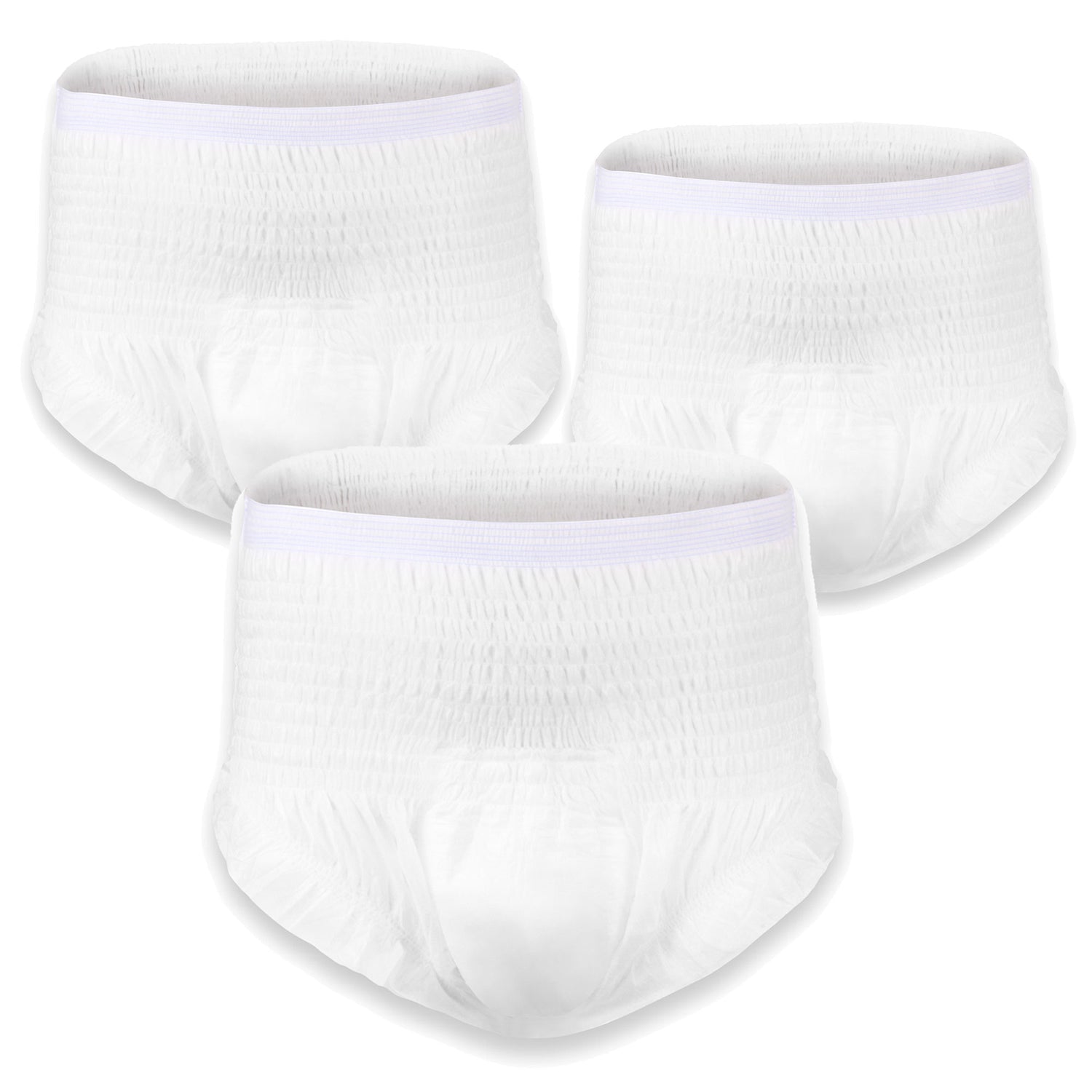 Sensalou diaper pants test package size. M, L, XL
